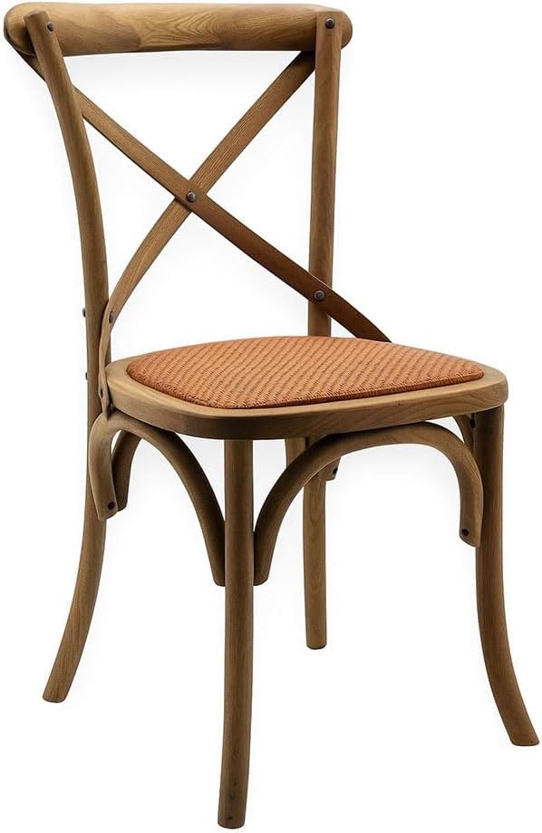 Modern & Stylish Hand Finished Cross Back Oak Wooden Cafe Chair